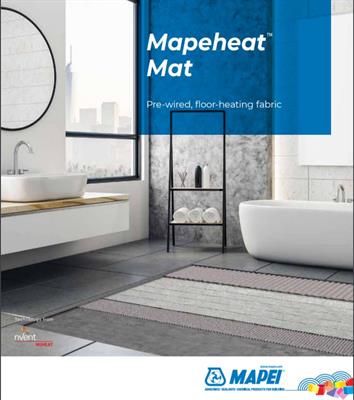 Mapeheat Mat - Pre-wired, floor-heating fabric